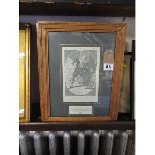 611 - SET OF FIVE FRAMED RSC PICTURES