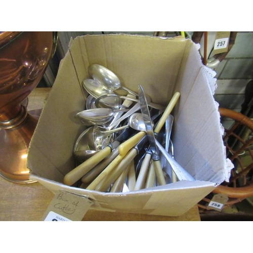 262 - BOX OF CUTLERY