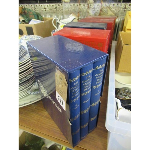 327 - BOXED SET CONTAINING FIFTEEN VOLUMES OF OXFORD LIBRARY SERIES BOOKS