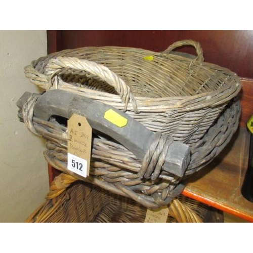 512 - TWO WICKER BASKETS