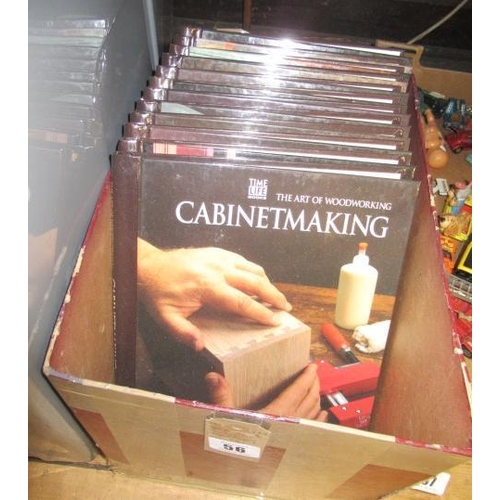 56 - SET OF TWELVE WOODWORKING BOOKS