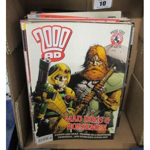 10 - BOX OF 2000 AD COMICS