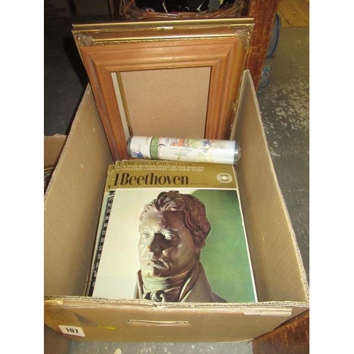 107 - BOX OF CLASSICAL LP RECORDS