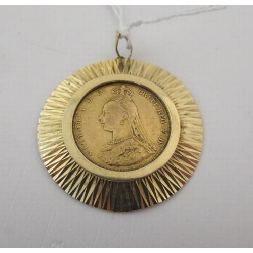 163 - 1887 MOUNTED SOVEREIGN