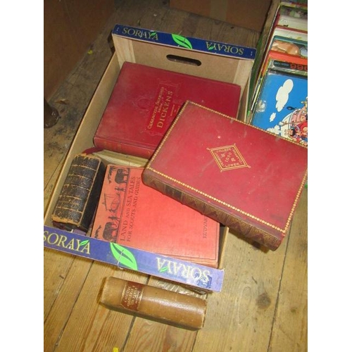 378 - BOX OF VINTAGE BOOKS