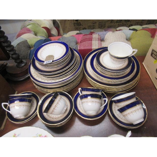 385 - QUANTITY OF ROYAL WORCESTER REGENCY PATTERN DINNERWARE