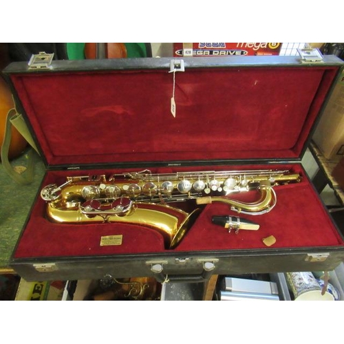 423 - CASED B&M SAXOPHONE