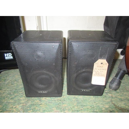 425A - TEAC LS-X8 MK2 PAIR OF AUDIO SPEAKERS