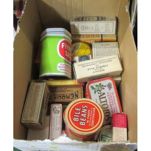 46 - COLLECTION OF VINTAGE TINS AND BOXES