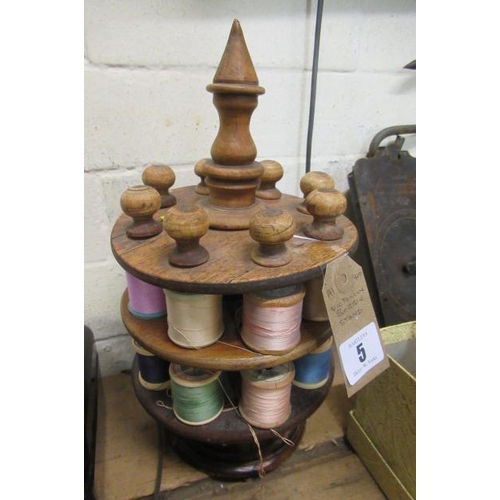 5 - VICTORIAN BOBBIN STAND