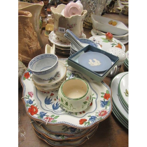 520 - QUANTITY OF WEDGWOOD ROYAL DOULTON AND OTHER CERAMICS