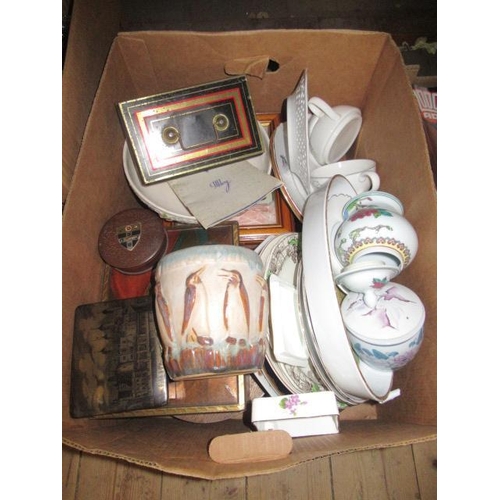 532 - BOX OF CERAMICS