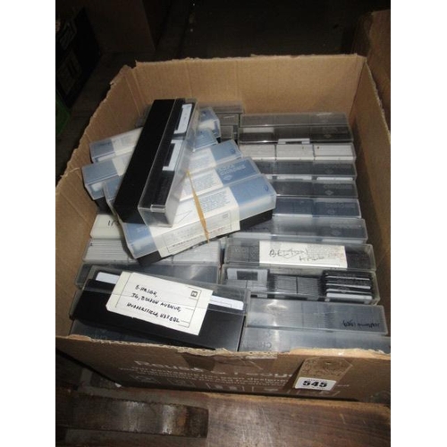 545 - LARGE QUANTITY OF PROJECTOR SLIDES