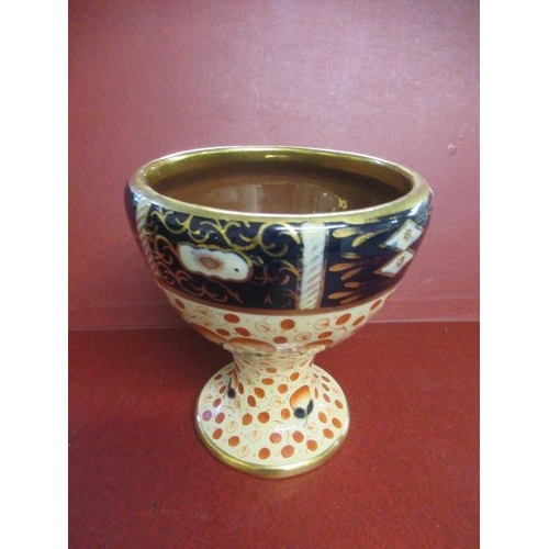 554 - STAFFORDSHIRE IMARI GOBLET VASE