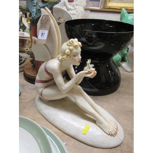 81 - ART DECO STYLE FAIRY FIGURE