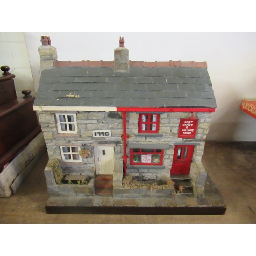 34 - LARGE MODEL OF A POST OFFICE / COTTAGE