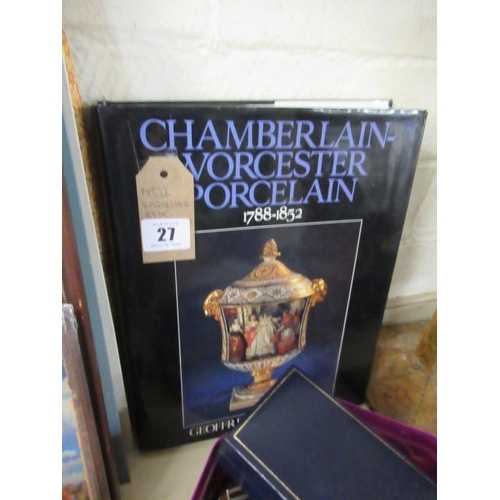 27 - WORCESTER PORCELAIN BOOK