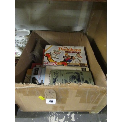 40 - BOX OF CARTOON BOOKS