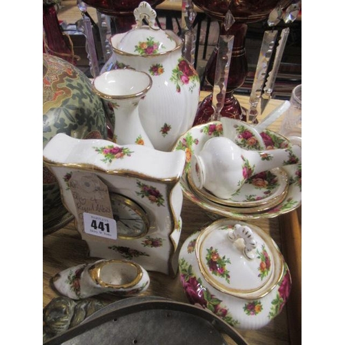 441 - QUANTITY OF ROYAL ALBERT OLD COUNTRY ROSES CERAMICS