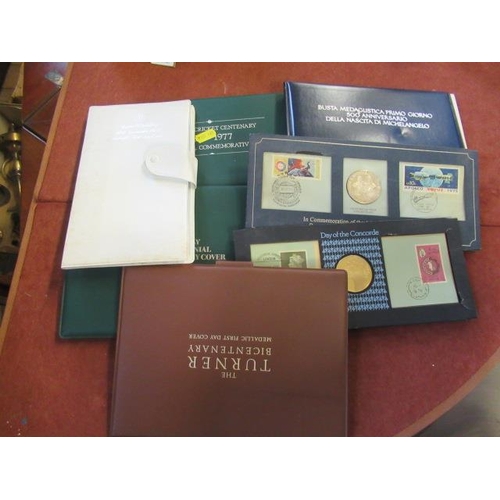 800A - SEVEN DIFFERENT SILVER COIN FIRST DAY COVERS INCLUDING 1977 CRICKET CENTENARY AND CONCORDE EXAMPLES