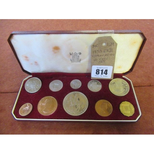 814 - 1953 ER II CORONATION TEN COIN SET