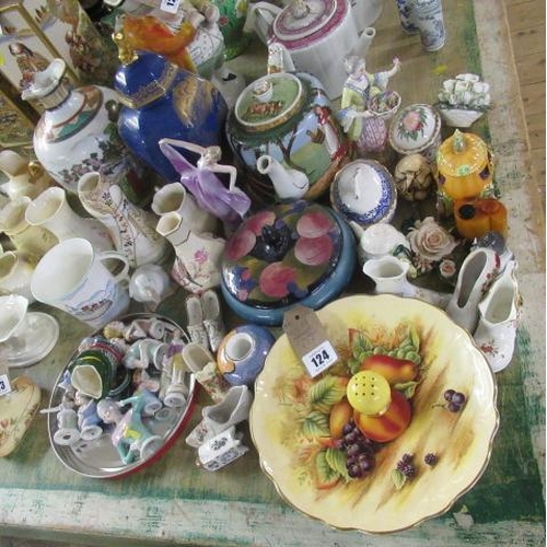 124 - QUANTITY OF NAMED CERAMICS ETC