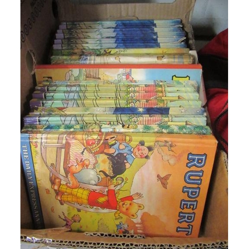 46 - BOX OF RUPERT BEAR ANNUALS