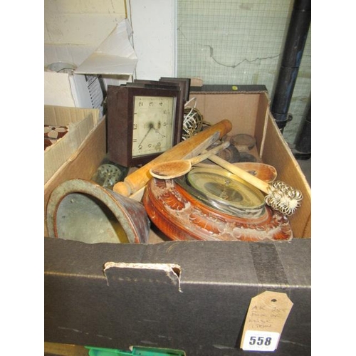 558 - BOX OF MISCELLANEOUS ITEMS