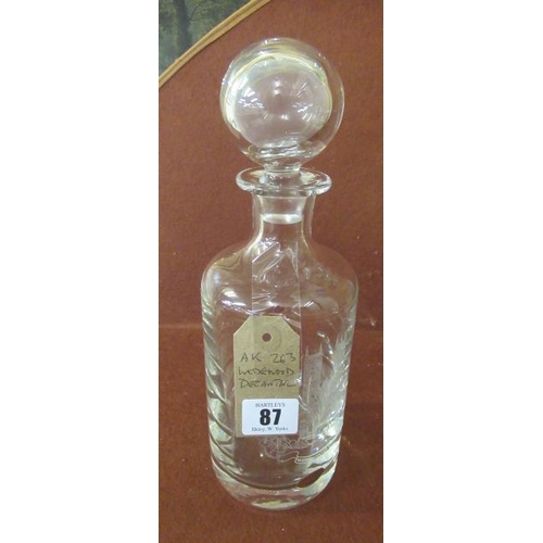 87 - WEDGWOOD DECANTER