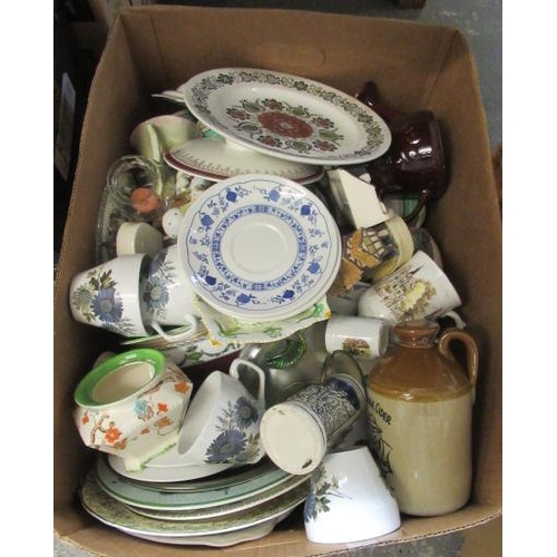 99 - BOX OF MISCELLANEOUS CERAMICS