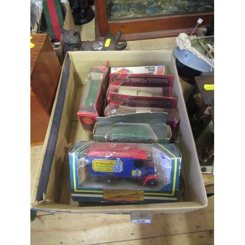 56 - SIX BOXED TOY VEHICLES INCLUDING MATCHBOX