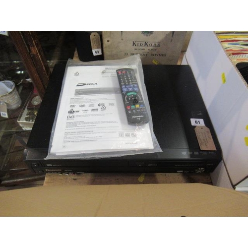 61 - PANASONIC DMR-EZ 48V DVD RECORDER