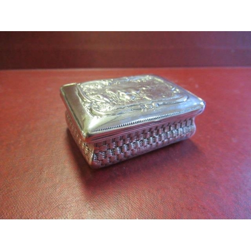 309 - DUTCH SILVER SNUFF BOX