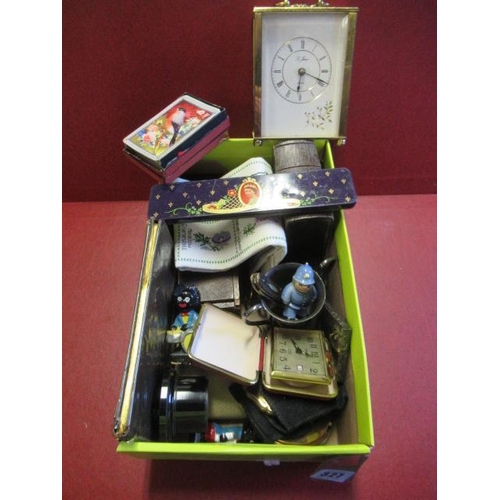 327 - BOX OF COLLECTABLES