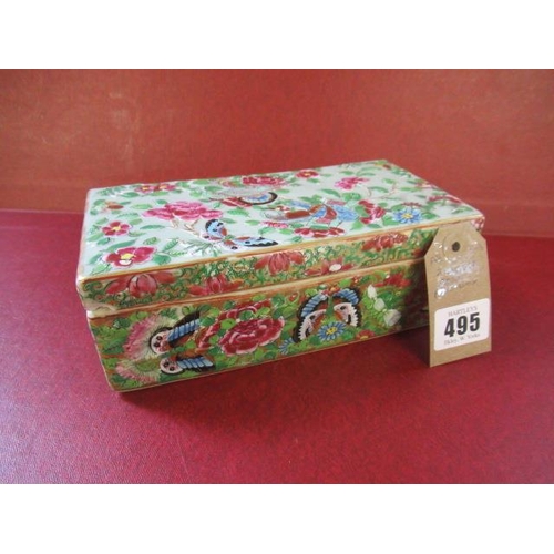 495 - FAMILLE ROSE PEN BOX