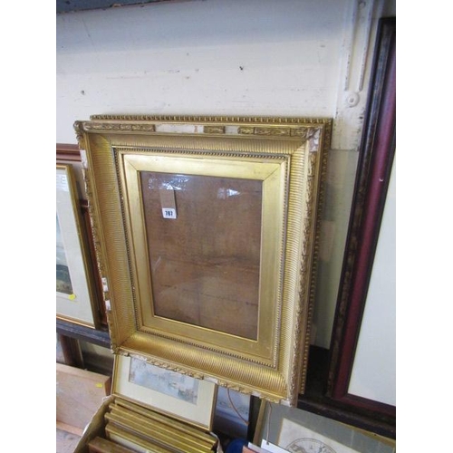 787 - ANTIQUE GILT PLASTER FRAME