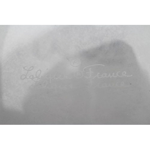 142 - A LALIQUE JAFFA FRUIT PATTERN BOWL, etched signature to the base Lalique France M284, 10