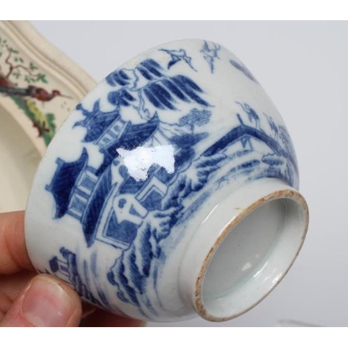 34 - AN ENGLISH DELFT FLOWER BRICK, c.1760, possibly Liverpool, of plain oblong form with eighteen pierce... 