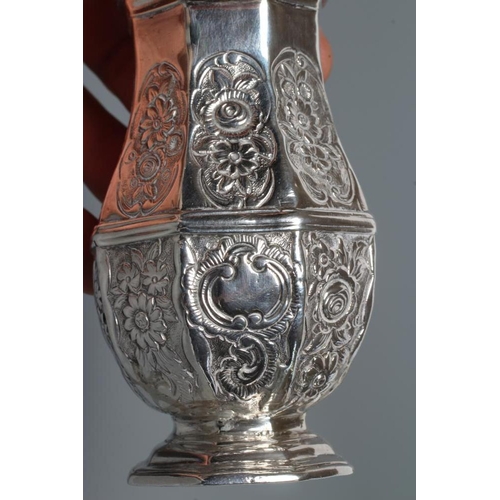 188 - A GEORGE I BRITANNIA STANDARD SILVER SUGAR CASTER, maker Joseph Ward, London date letter mis-stamped... 