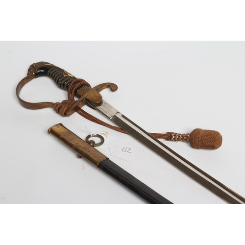 416 - A GERMAN CAVALRY OFFICER'S SWORD, the 30 3/4