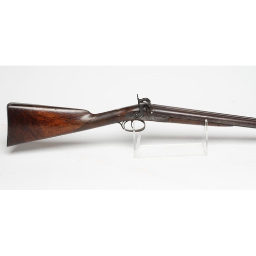 423 - A PERCUSSION DOUBLE BARRELLED SHOTGUN, by Samuel & C. Smith of Princess Street London, the 28