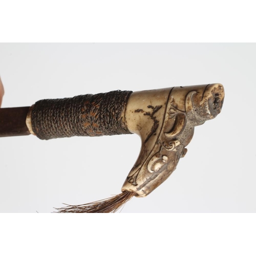 430 - A DAYAK HEAD-HUNTER'S SWORD, the 21