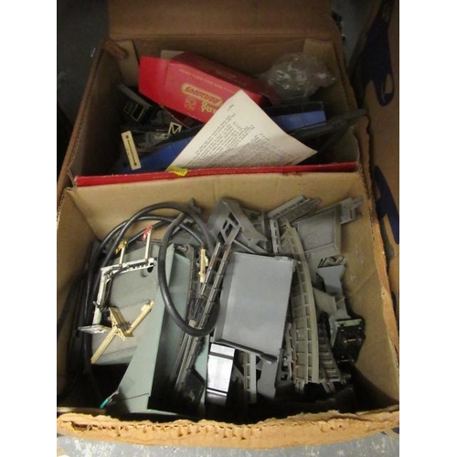 130 - BOX OF MODEL RAILWAY EQUIPMENT