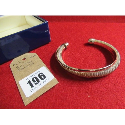 196 - SILVER BANGLE