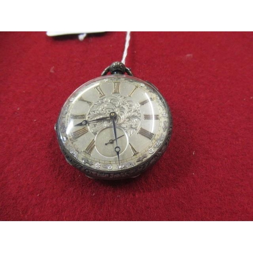 240 - SILVER CASED POCKET WATCH