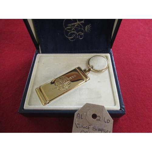 254 - VINCE SIMPSON ORIENT EXPRESS KEYRING