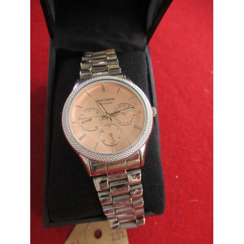 267 - BOXED SEKONDA WATCH