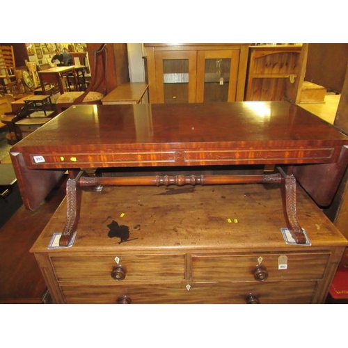 993 - MAHOGANY DROP LEAF COFFEE TABLE