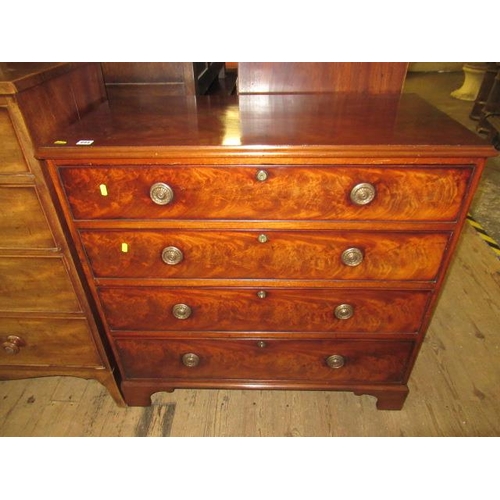 994 - FLAME MAHOGANY CHEST OF DRAWERS