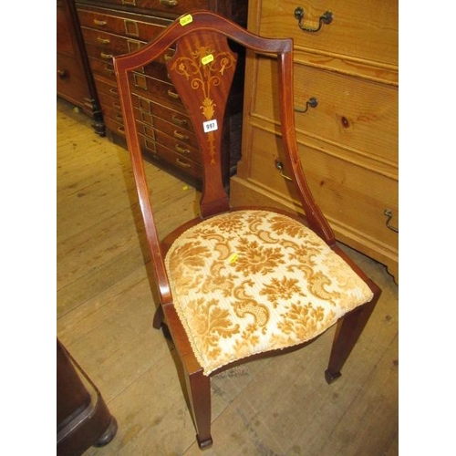 997 - INLAID CHAIR